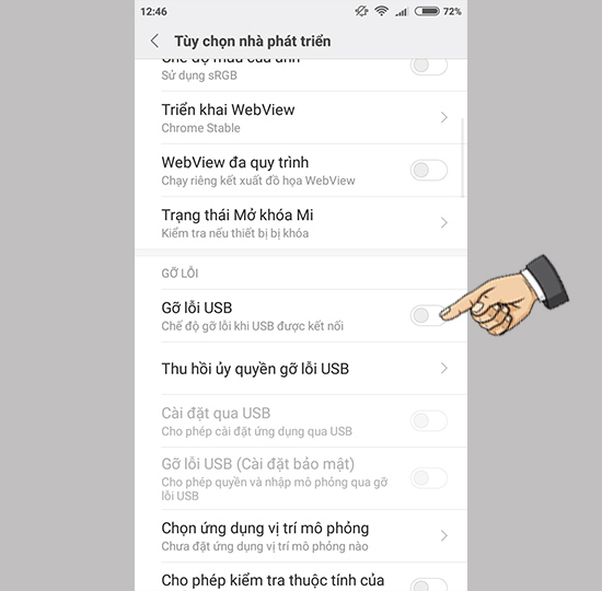 Kích hoạt tính năng